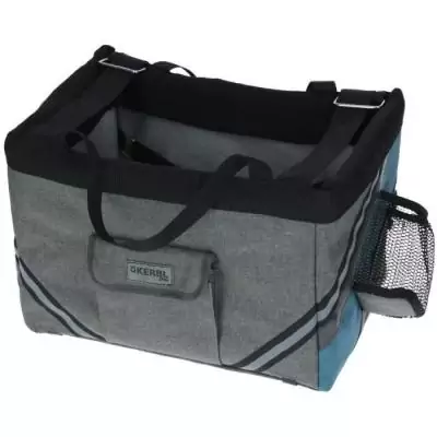 Sac de transport KERBL Vacation pour chien et chat - Gris/bleu
