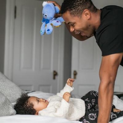 Doudou Octoplush™ Bleu pour bébé Einstein
