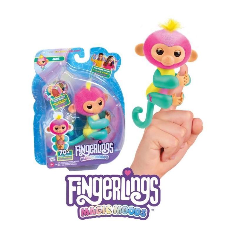 Fingerlings Magic Moods Jade - Jouet interactif pour enfants de 5 ans