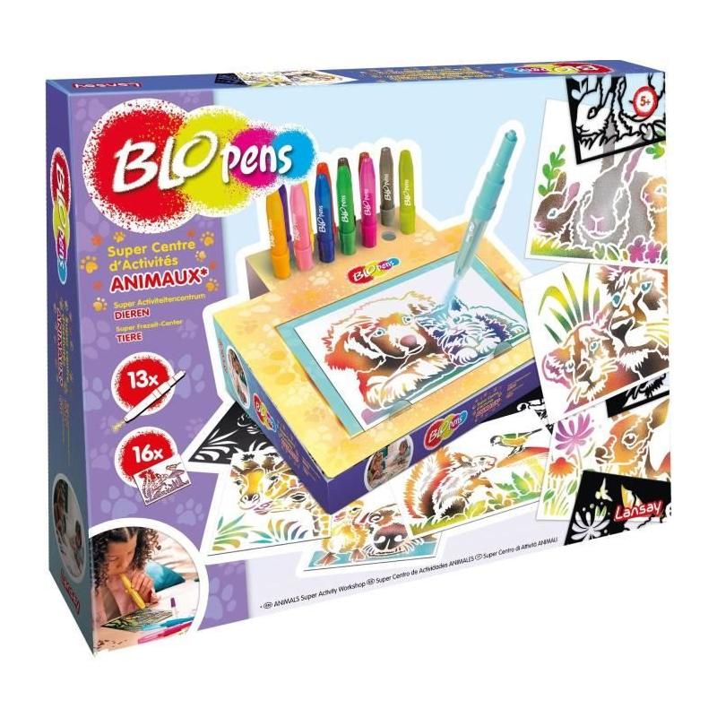 Jeu de coloriage amusant pour enfants - Blopens Animaux de LANSAY