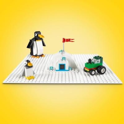 LEGO 11026 Classic: Socle de Base Blanc 32x32 pour Assemblage & Construction