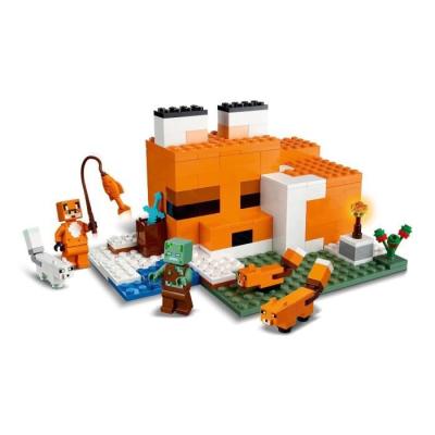 LEGO 21178 Minecraft: Le Refuge du Renard - Set de Construction Amusant pour Enfants de 8 ans et +