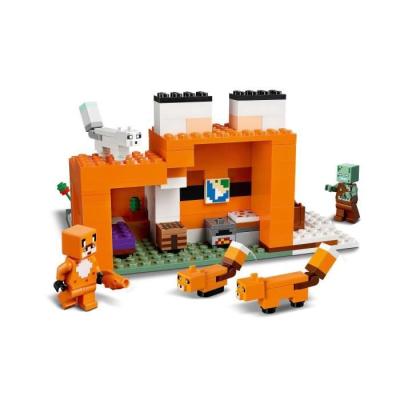 LEGO 21178 Minecraft: Le Refuge du Renard - Set de Construction Amusant pour Enfants de 8 ans et +