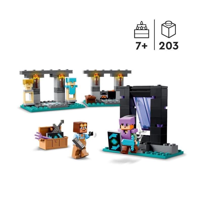 Assemblez l'Armurerie LEGO Minecraft avec Alex!