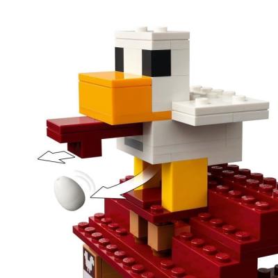 LEGO Minecraft 21273: Les Ghasts attaquent! - Jeu de construction pour garçons de 10 ans