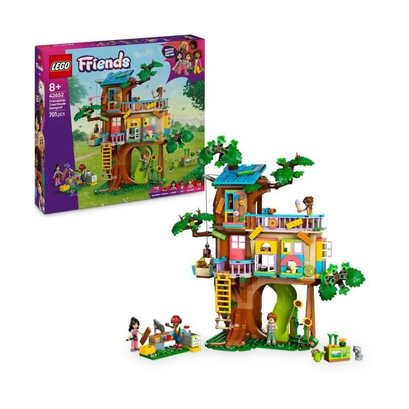 LEGO Friends 42652 La cabane de l'amitié - Construis et partage en joyeuse compagnie !