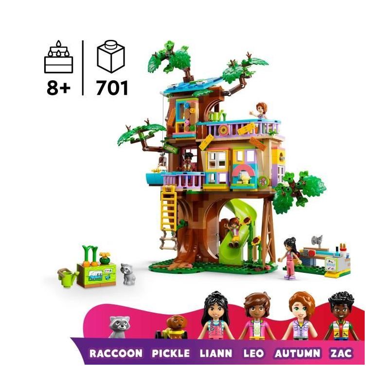 LEGO Friends 42652 La cabane de l'amitié - Construis et partage en joyeuse compagnie !