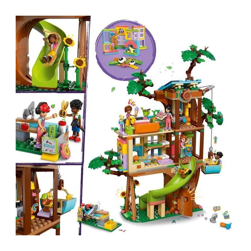 LEGO Friends 42652 La cabane de l'amitié - Construis et partage en joyeuse compagnie !
