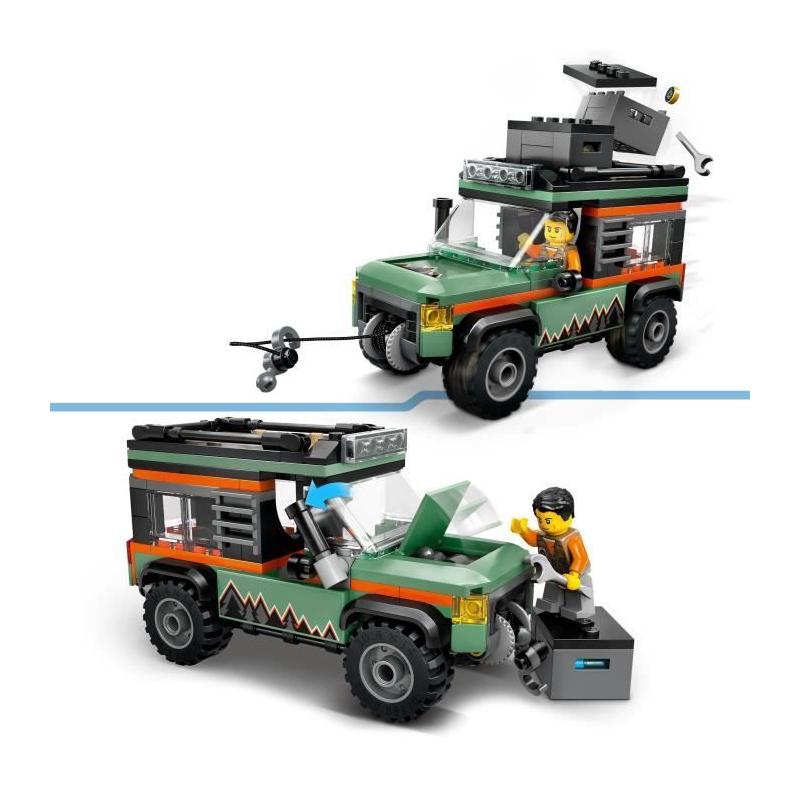 LEGO City 60447: Le camion tout-terrain ultime pour garçon de 6 ans