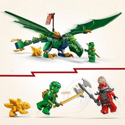 LEGO NINJAGO 71829 Le dragon vert de la forêt de Lloyd - Pour les petits ninjas