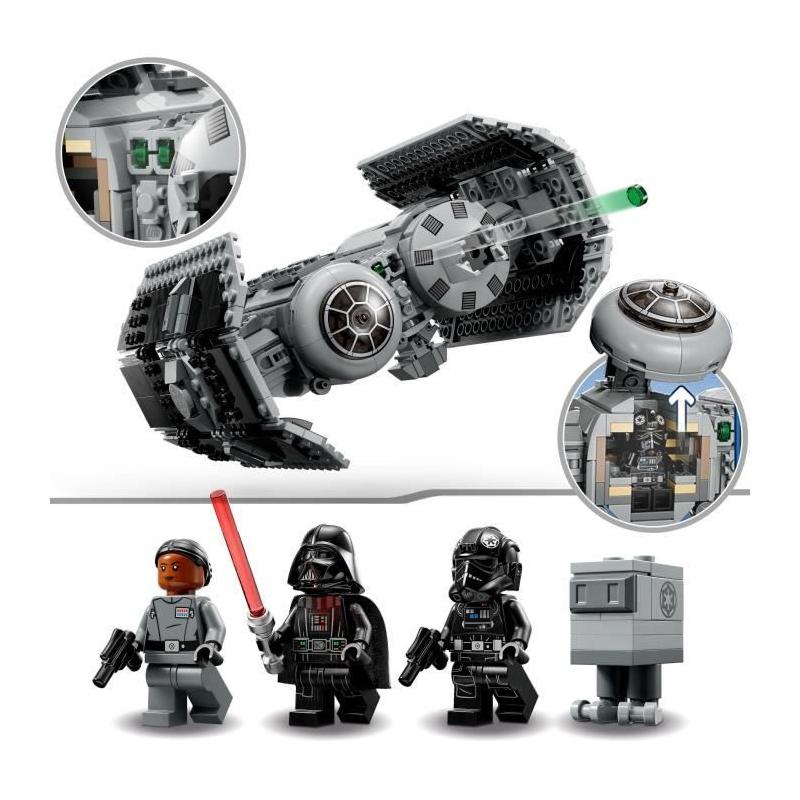 Maquette LEGO Star Wars 75347 Le Bombardier TIE avec Figurine de Droide Gonk