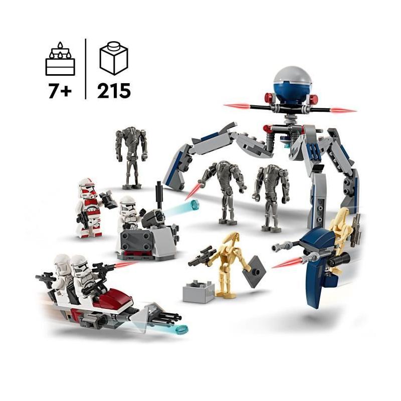 Pack de Combat des Clone Troopers et Droides Star Wars LEGO