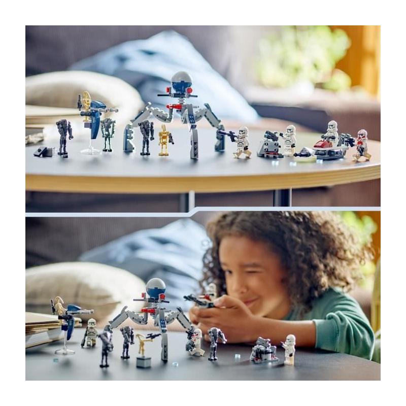 Pack de Combat des Clone Troopers et Droides Star Wars LEGO