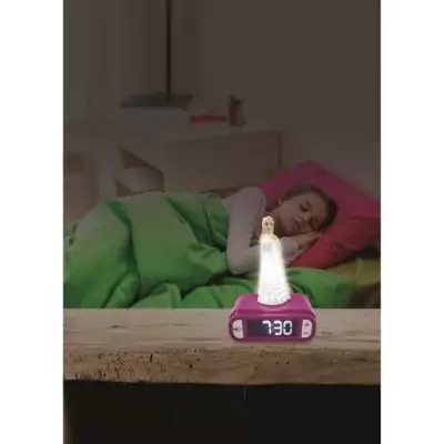 Réveil veilleuse La Reine Des Neiges 2 - 3D lumineux et sonore Réveil veilleuse La Reine Des Neiges 2 - 3D lumineux et sonore