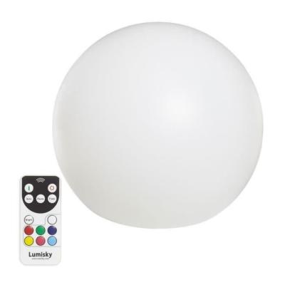 Décoration lumineuse: LUMISKY Sphere Led sans fil 30 cm - Multicolore