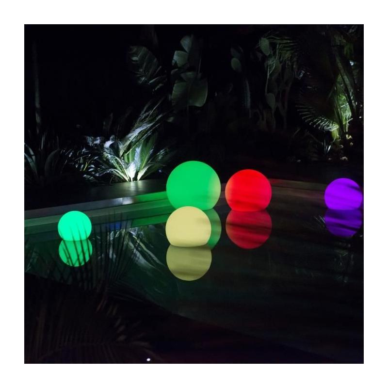 Décoration lumineuse: LUMISKY Sphere Led sans fil 30 cm - Multicolore