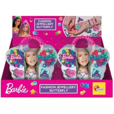 Boîte à Bijoux Papillon Barbie - Crée tes bijoux dès 8 ans Boîte à Bijoux Papillon Barbie - Crée tes bijoux dès 8 ans