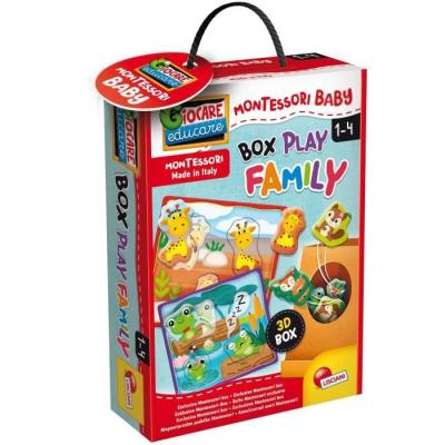 Découvrez les familles d'animaux avec Jeu Tactile CAROTINA BABY!