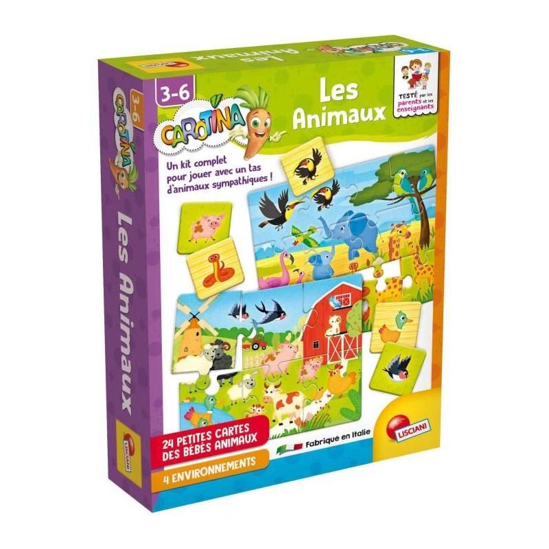Jeu d'Association - Découverte des animaux avec CAROTINA BABY