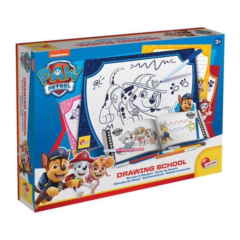 Kit de dessin Pat'Patrouille - Feutres et pochoirs pour colorier - LISCIANIGIOCHI