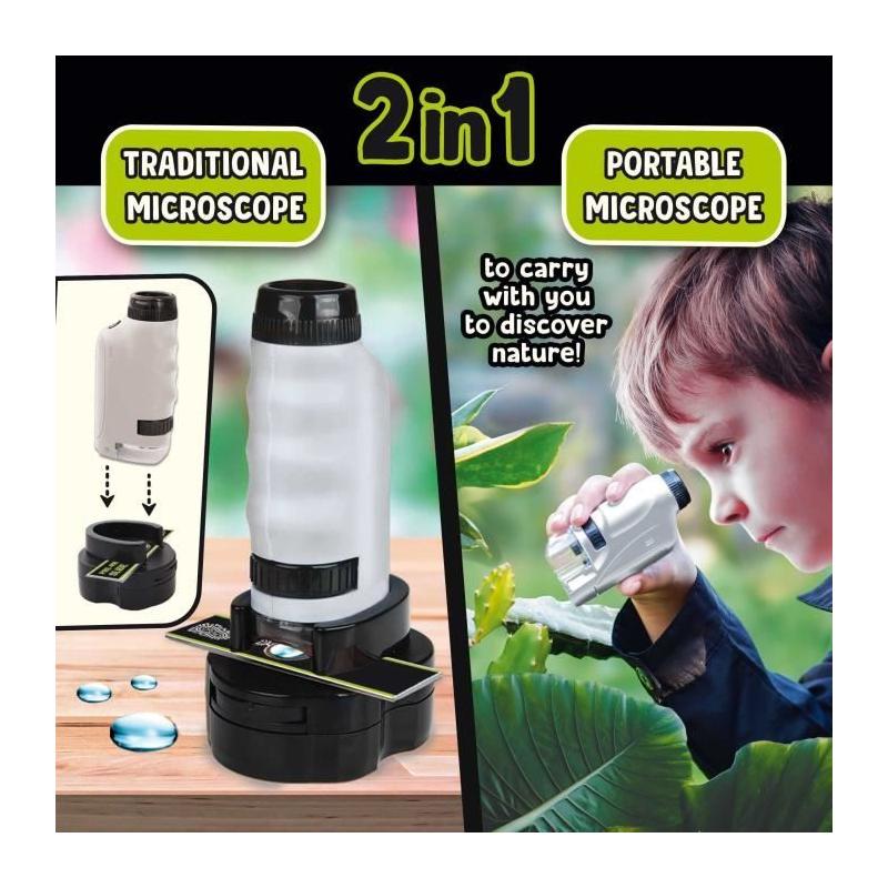 Microscope Portable - I'M A GENIUS - Grossissement puissant