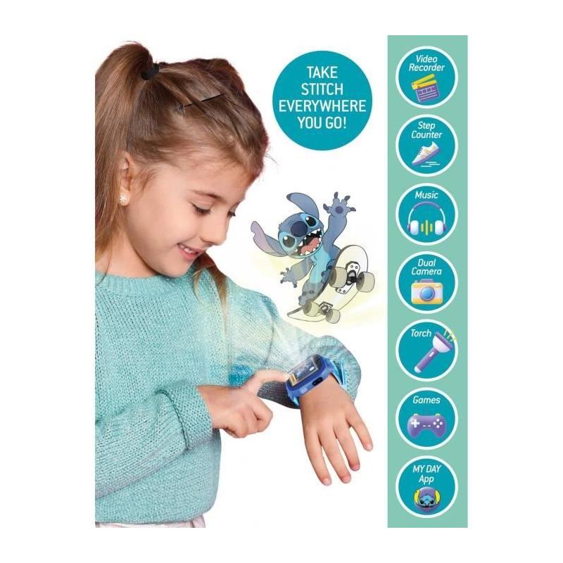 Montre Éducative HI TECH STITCH - 5 Jeux interactifs