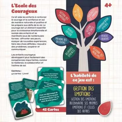 Jeu de cartes pour enfants courageux - LIFE SKILLS Jeu de cartes pour enfants courageux - LIFE SKILLS