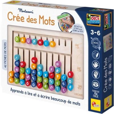 Compose-mots Montessori - Tableau Magnétique - Jeu d'Apprentissage