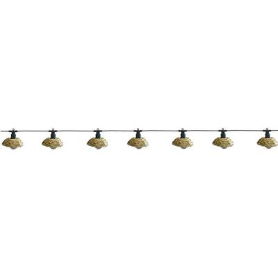 Guirlande lumineuse extérieure LUMISKY COTTAGE - Ambiance chaleureuse - 5.70m - LED blanc chaud