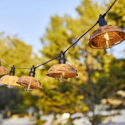 Guirlande lumineuse extérieure LUMISKY COTTAGE - Ambiance chaleureuse - 5.70m - LED blanc chaud