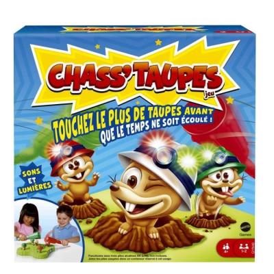 Jeu de société amusant pour enfants de 4 ans: Chass'taupes!