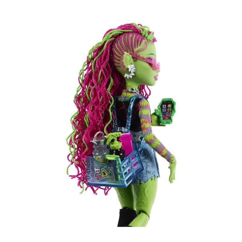 Monster High: Venus McFlytrap - Poupée et son adorable compagnon Chewlian!
