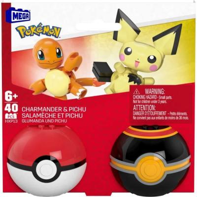 MEGA Pack 2 Pokeball de 40 micro-briques - Jeu de construction