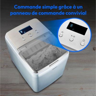 Machine à glaçons MEDION MD11950: 2,6L d'eau - 15kg/24h