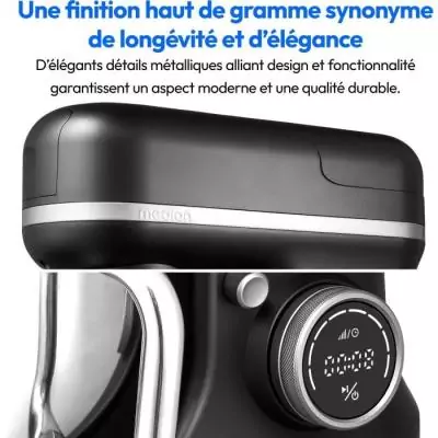 Robot pâtissier 3 en 1 MEDION - MD18430: Votre allié culinaire polyvalent Robot pâtissier 3 en 1 MEDION - MD18430: Votre allié culinaire polyvalent