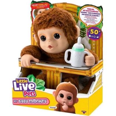 Mon Bébé Singe interactif - Little Live Pets - Peluche