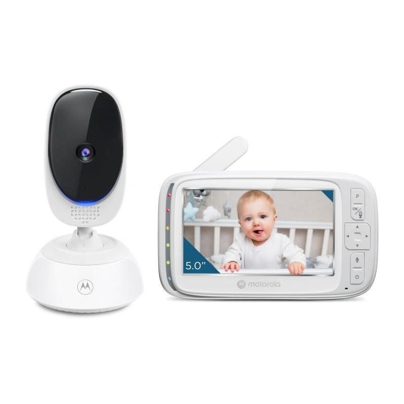 Moniteur vidéo Wi-fi MOTOROLA VM85 - 5 - 300 m - Connecté - Infrarouge - Blanc
