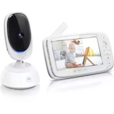 Moniteur vidéo Wi-fi MOTOROLA VM85 - 5 - 300 m - Connecté - Infrarouge - Blanc