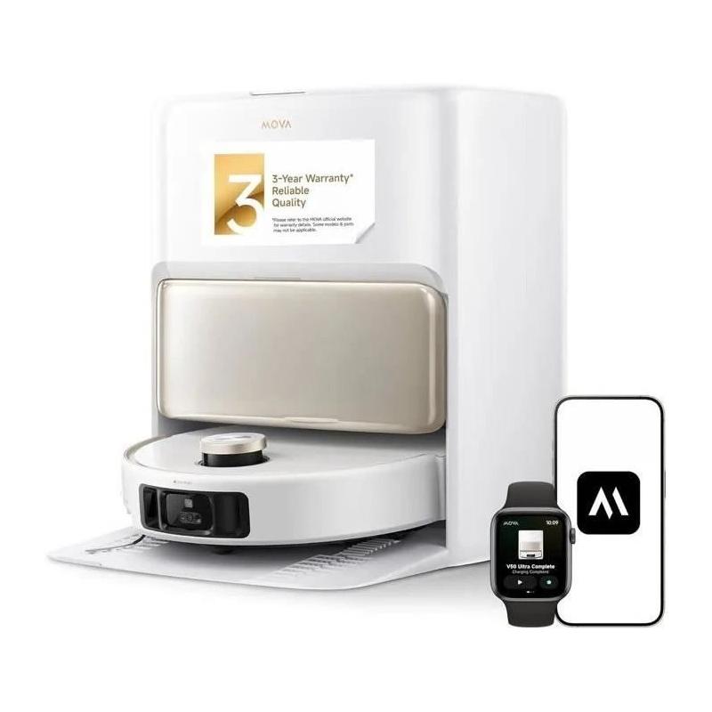 Aspirateur Robot MOVA V50 Ultra Complete: 24 000 Pa de Puissance