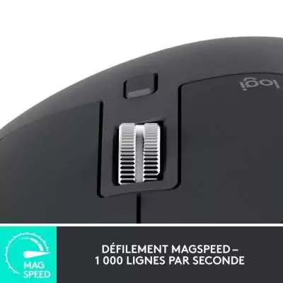 Souris sans fil Logitech MX Master 3S - Graphite