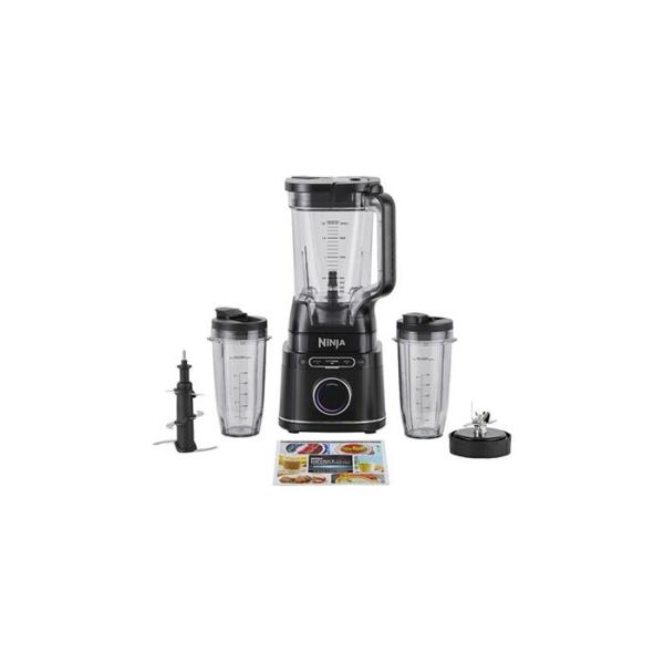 Mixeur Ninja Detect Power Blender Pro 1200W - 2-en-1 - 2L - 15 modes - 10 vitesses - Noir