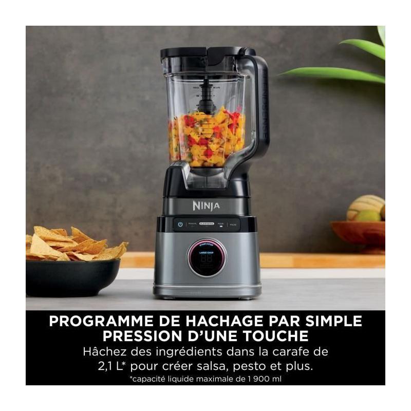 Blender professionnel haute performance Ninja Detect - Noir et argent