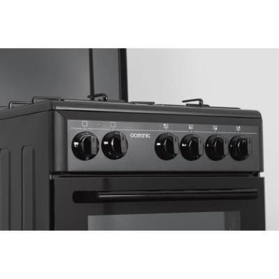 Cuisinière gaz OCEANIC OCEACG50GB - Design élégant noir