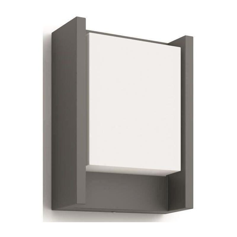 Applique extérieure LED Philips Arbour - Anthracite - 600 lm