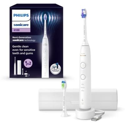 Brosse à dents électrique Philips Sonicare HX7410/02 - Série 6500 - Blanc