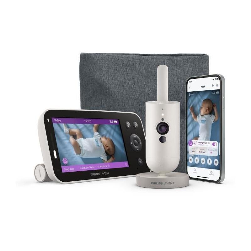 Ecoute-bébé vidéo Philips Avent Premium connecté