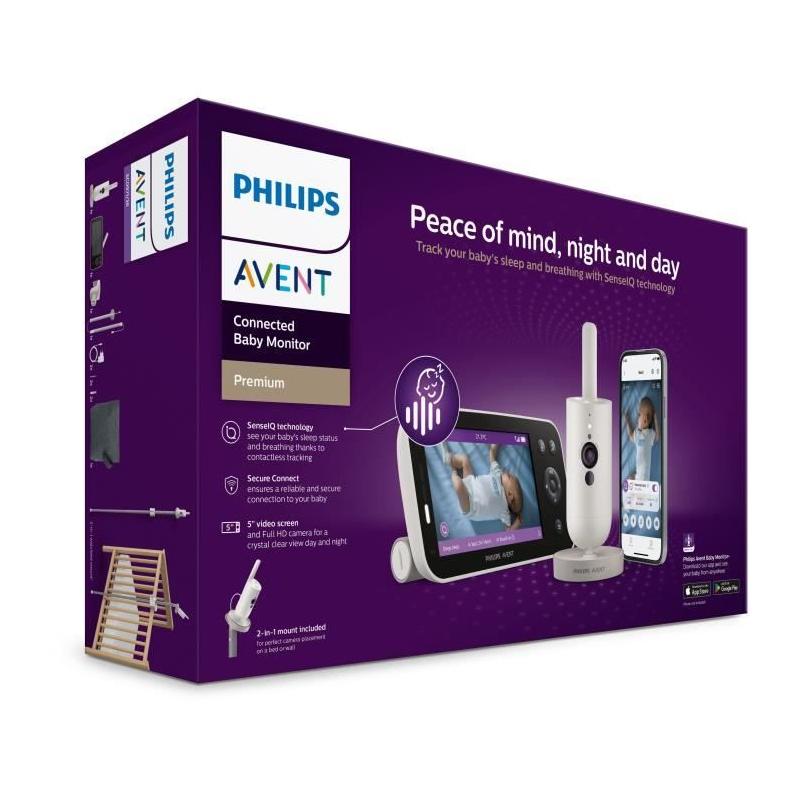 Ecoute-bébé vidéo Philips Avent Premium connecté