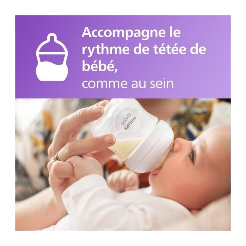 Découvrez le coffret Philips Avent Natural 3.0 - Biberon 125ml + Sucette Ultra Air