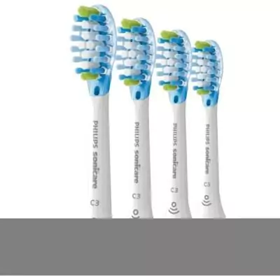 Lot de 4 têtes de brosse - PHILIPS - HX9044/87 - C3 blanc Lot de 4 têtes de brosse - PHILIPS - HX9044/87 - C3 blanc