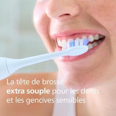 Lot de 8 têtes de brosse pour PHILIPS - HX6058/87 - S2 blanc